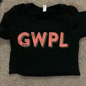 girls who powerlift cut crop tee